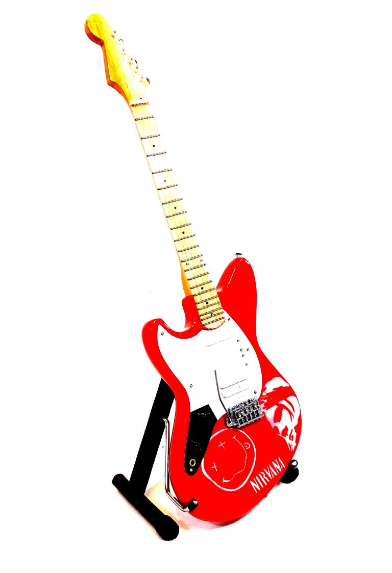 Mini guitarra estilo Nirvana - Curt Cobain