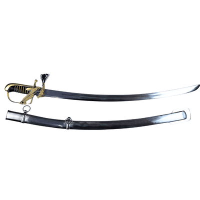 Sabre de cavalaria polaco modelo 1921 “Radziwiłłówka” - réplica com possibilidade de personalização por gravação, presente elegante para amantes de história, feito em aço de alta qualidade, comprimento 95 cm