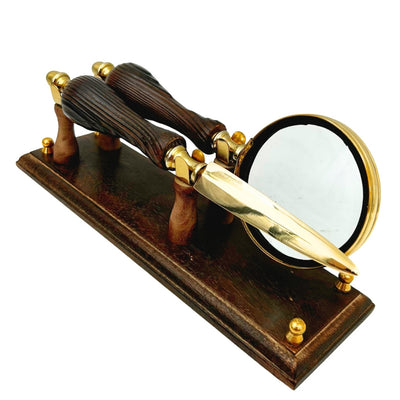 Conjunto de escritório retro estiloso com gravação