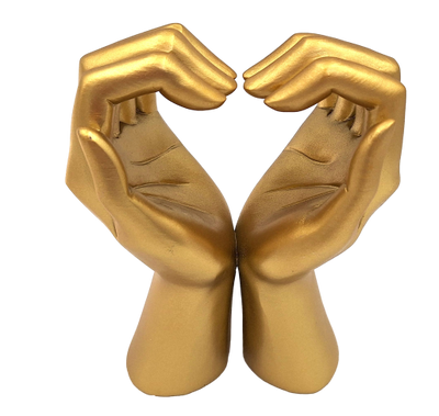 Estatueta decorativa dourada Glamour
