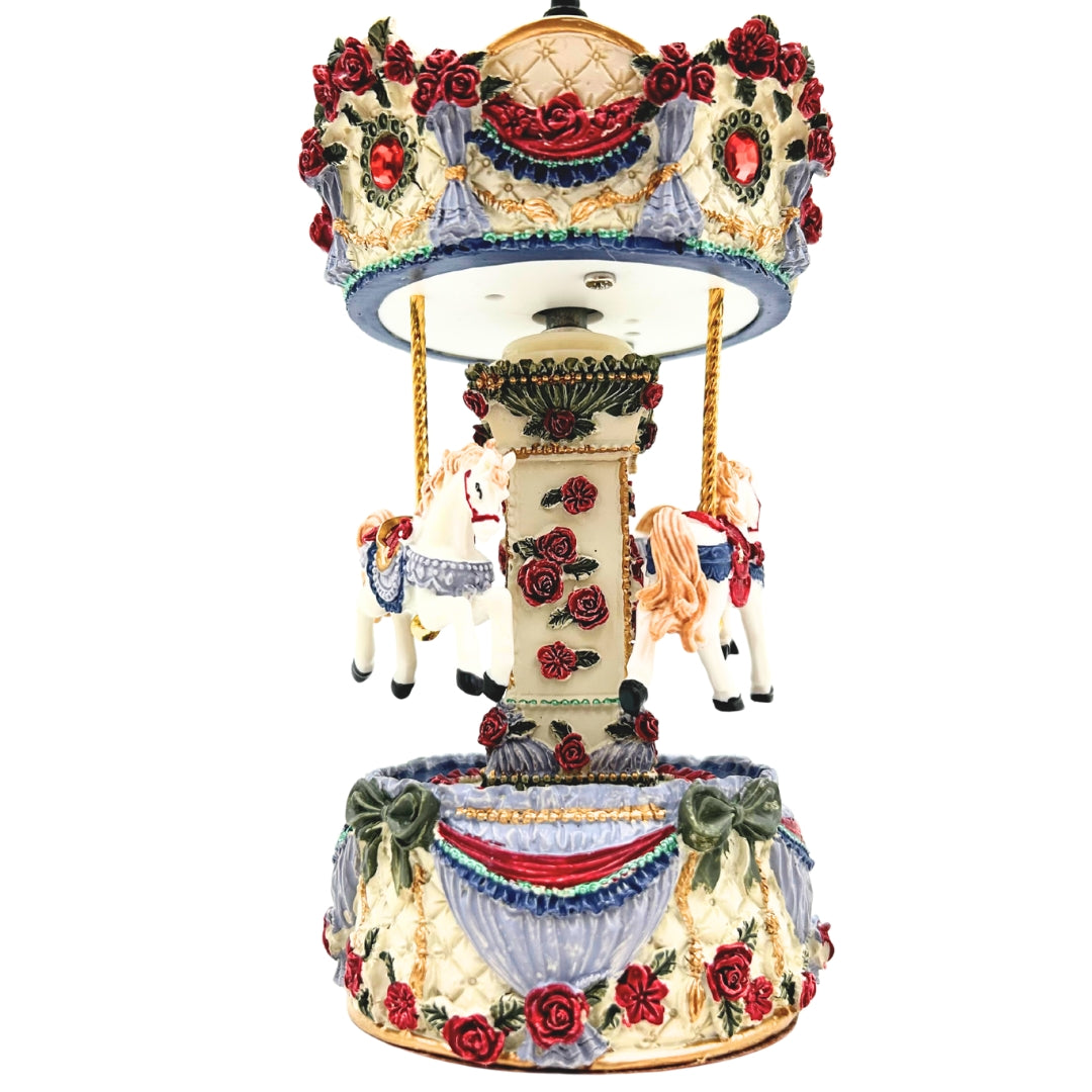 Carrossel Caixa de Música 18cm com Gravação