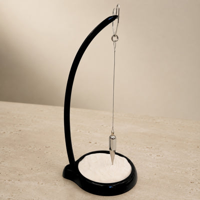 Pêndulo de Areia Sand Pendulum com Gravação - Decoração Inspiradora 38cm com Areia Cinética