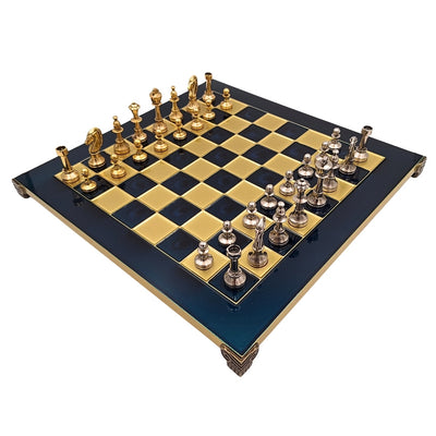 Xadrez Metálico Clássico Grande Exclusivo Stauton S34 com Gravação