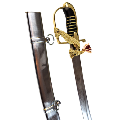 Sabre de cavalaria polaco modelo 1921 “Radziwiłłówka” - réplica com possibilidade de personalização por gravação, presente elegante para amantes de história, feito em aço de alta qualidade, comprimento 95 cm