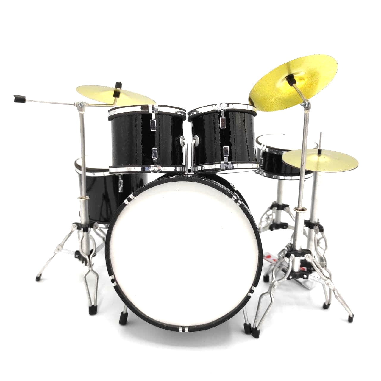 Mini bateria preta MDR-0022 em escala 1:5 com possibilidade de personalização por gravação