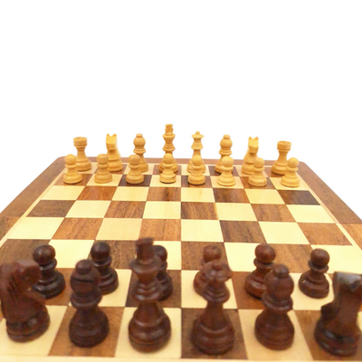 Xadrez magnético de madeira 25x25 cm com possibilidade de personalização por gravação
