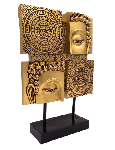 Estatueta Mandala budista com possibilidade de personalização por gravação