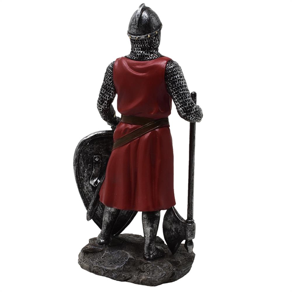 Figura Cavaleiro Cruzado 18,5 cm em Polyresina com possibilidade de personalização por gravação