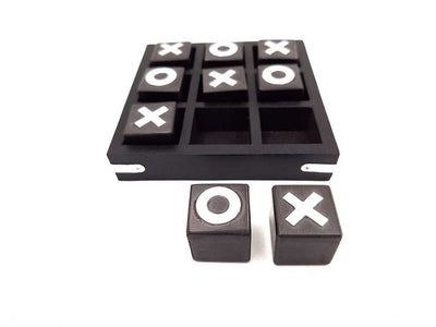 Jogo de Velha em Madeira 13 x 13 cm com Possibilidade de Personalização por Gravação