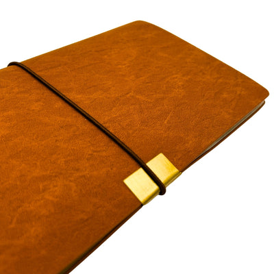 Caderno de Couro de Viajante com Gravação Personalizada