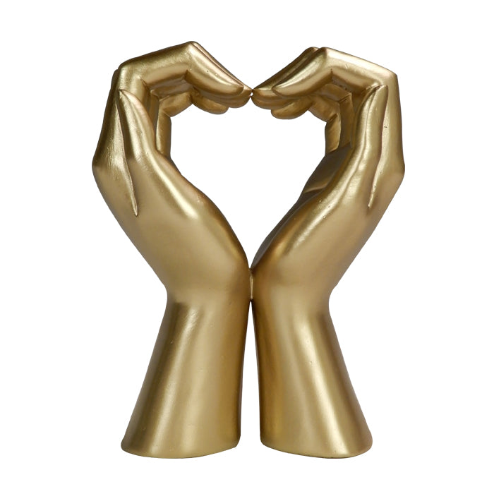 Estatueta decorativa dourada Glamour