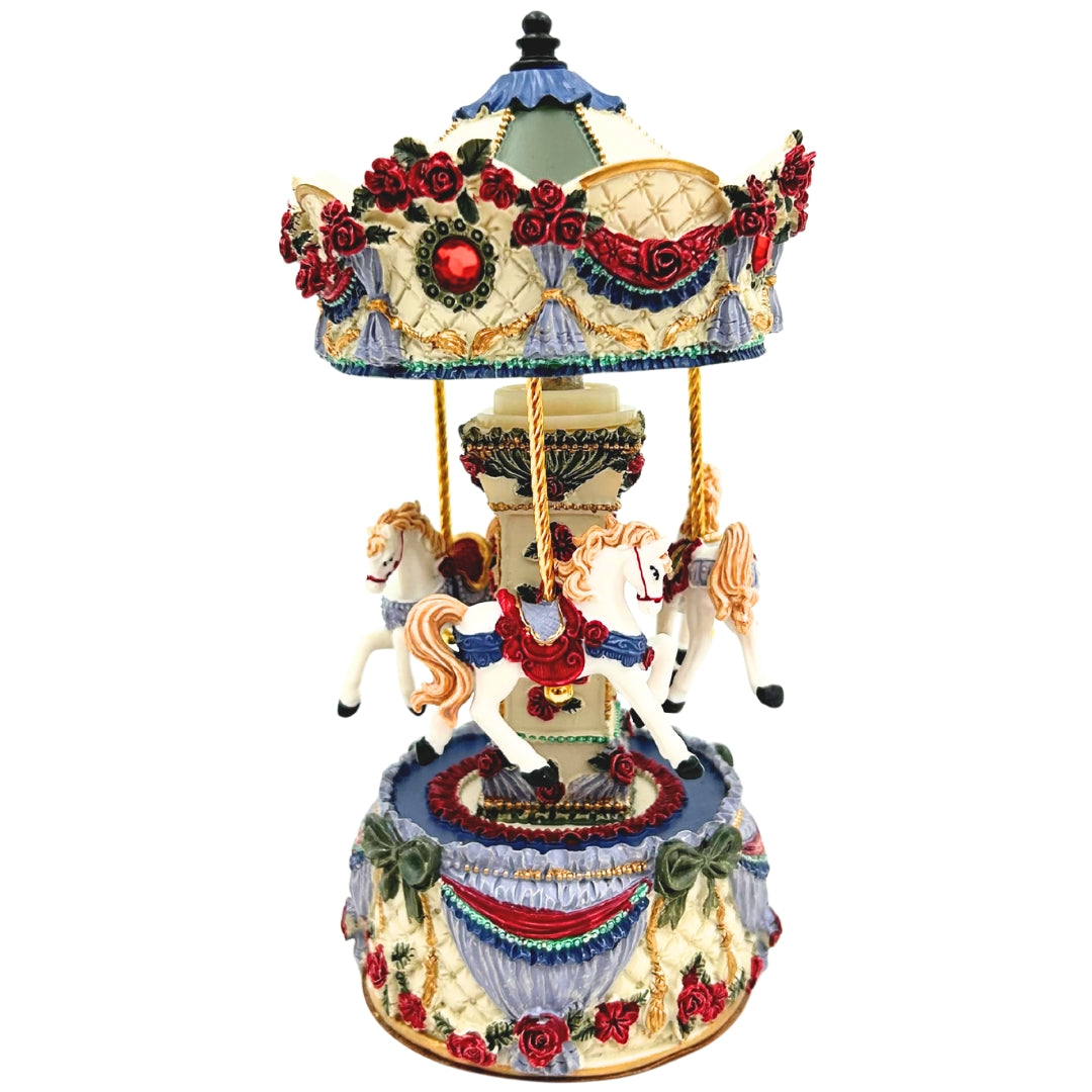 Carrossel Caixa de Música 18cm com Gravação