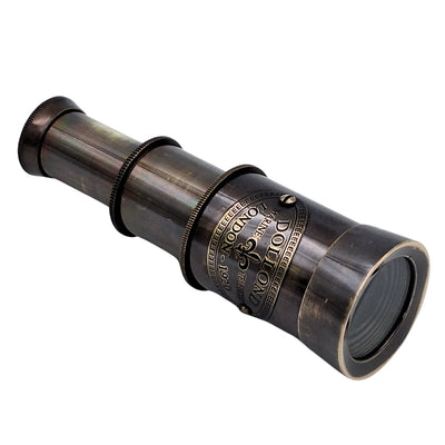 Pequena Luneta Retro de Latão NC1600 com Possibilidade de Gravação Personalizada