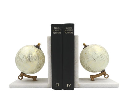 Suportes de livros em mármore Globos GLB-85 com gravação
