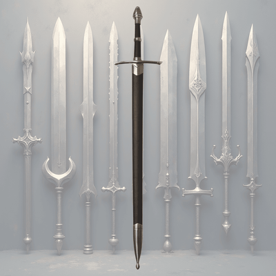 Espada de Cavaleiro em Aço com Bainha, 105 cm — Réplica elegante em aço inoxidável com possibilidade de gravação