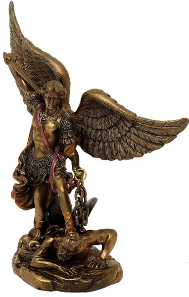 Arcanjo Miguel - estatueta decorativa com possibilidade de personalização por gravação