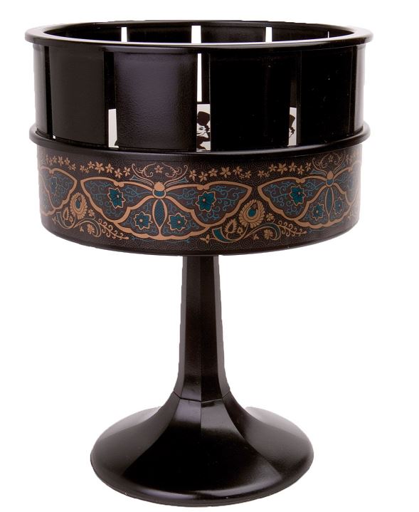 Zoetrop H68 – Projetor de cinema do século XIX com possibilidade de personalização por gravação, ideal para presente – altura 19 cm, design clássico para decoração de interiores