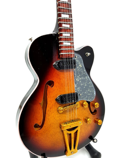 Mini guitarra Elvis Presley escala 1:4 com possibilidade de personalização por gravação