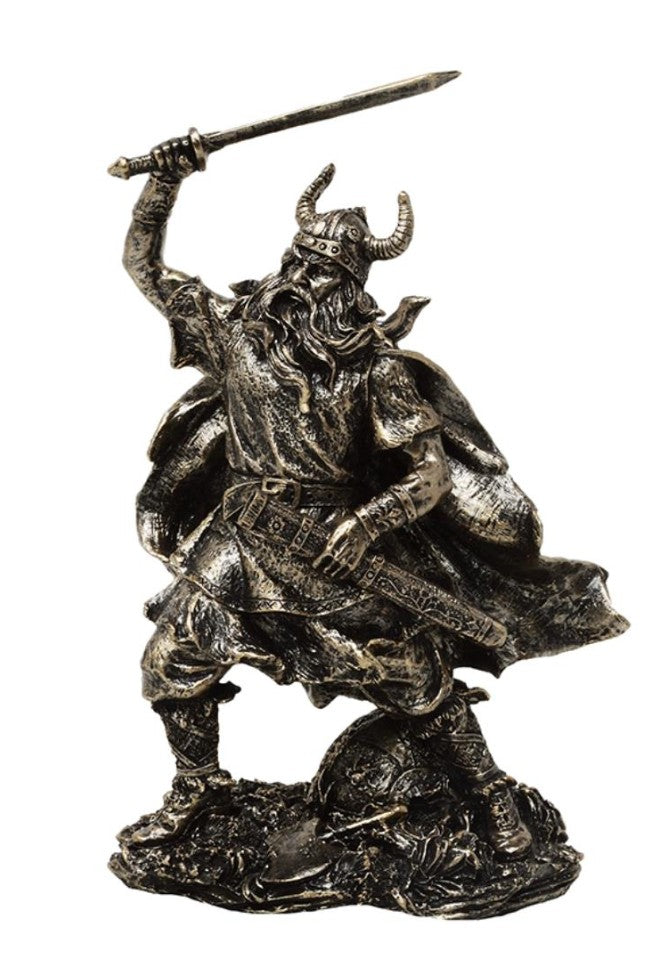 Estátua decorativa de Viking
