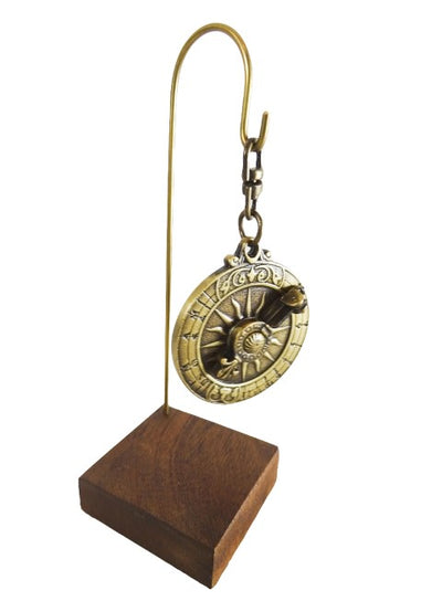 Miniatura de relógio de sol H91 do século XVI com possibilidade de personalização com gravação