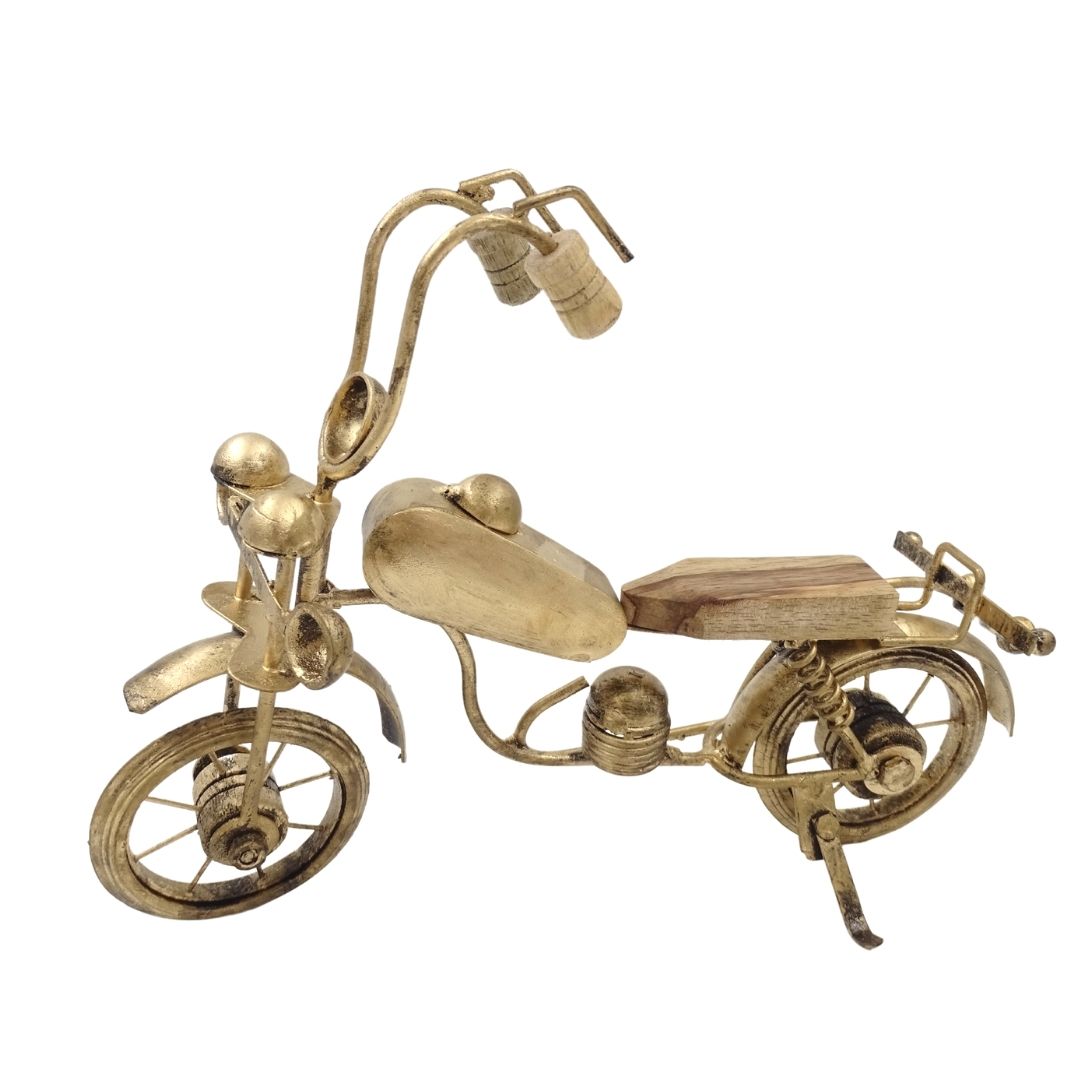 Modelo Clássico de Motociclo em Metal NC1733 com Gravação