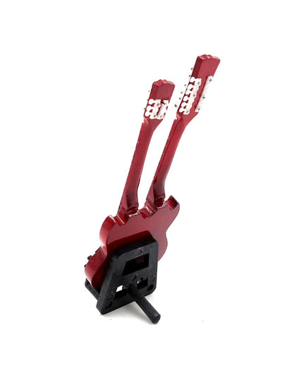 Mini Guitarra 15 cm BMG-020 no Estilo Jimmy Page com Possibilidade de Personalização por Gravação