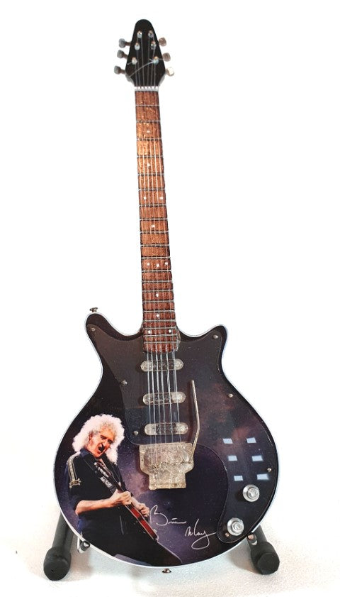 Mini guitarra ao estilo Queen - Brian May Tribute MGT-7979