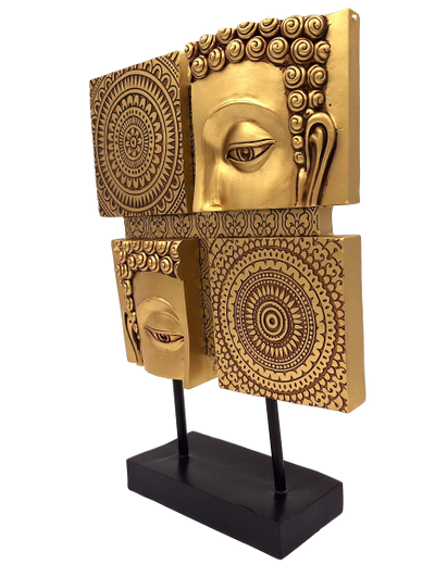 Estatueta Mandala budista com possibilidade de personalização por gravação