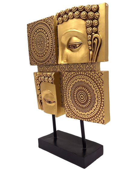 Estatueta Mandala budista com possibilidade de personalização por gravação