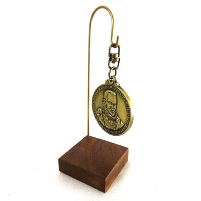 Miniatura de relógio de sol H91 do século XVI com possibilidade de personalização com gravação