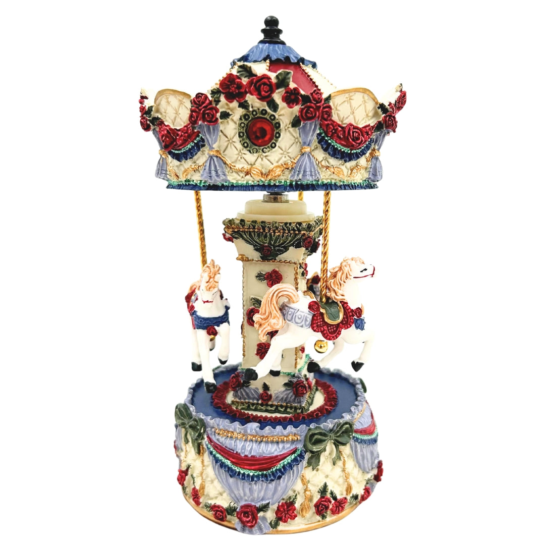 Carrossel Caixa de Música 18cm com Gravação
