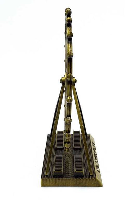 Roda gigante - decoração em metal na cor castanha/cobre com possibilidade de personalização por gravação