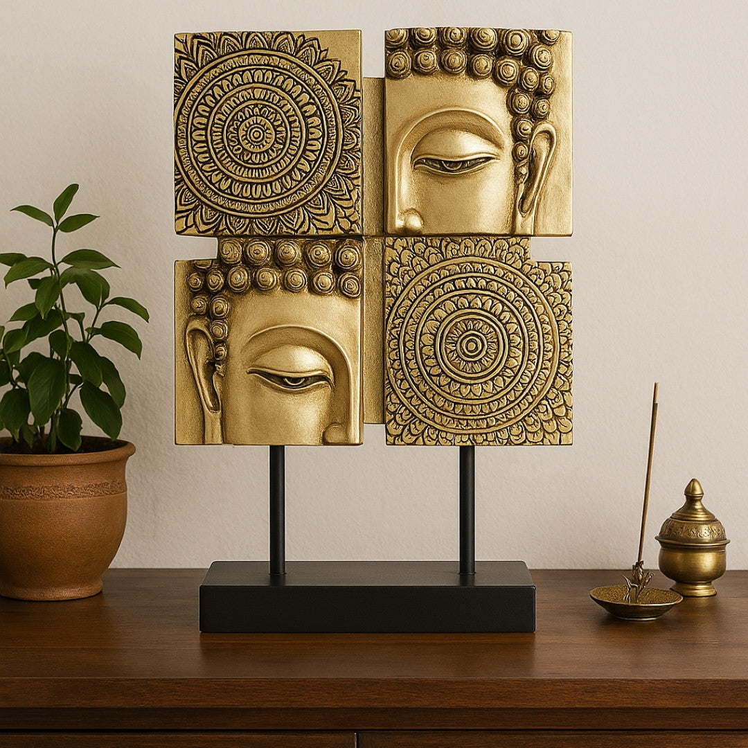 Estatueta Mandala budista com possibilidade de personalização por gravação