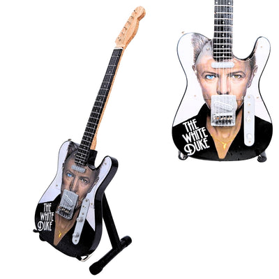 Mini Guitarra de Coleção David Bowie MGT-8976 com gravação