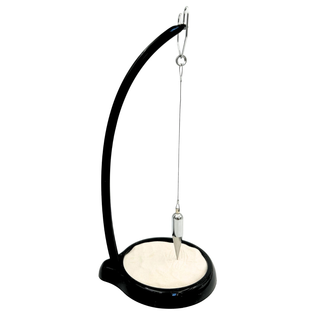 Pêndulo de Areia Sand Pendulum com Gravação - Decoração Inspiradora 38cm com Areia Cinética