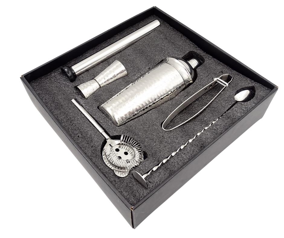 Conjunto de bar Steel com 6 peças