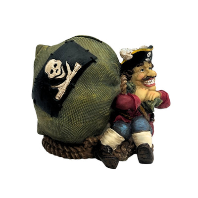 Cofre Decorativo Pirata com Tesouro 14 cm com Possibilidade de Personalização por Gravação