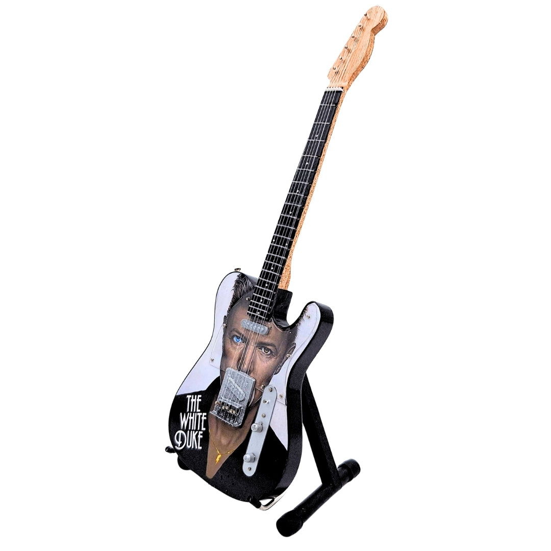 Mini Guitarra de Coleção David Bowie MGT-8976 com gravação