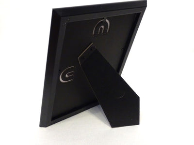 Mini guitarra double neck estilo Jimmy Page FMG-011 com possibilidade de personalização por gravação, ideal para presente - moldura de madeira 1,3 cm x 16 cm x 21,4 cm, estrutura em aço