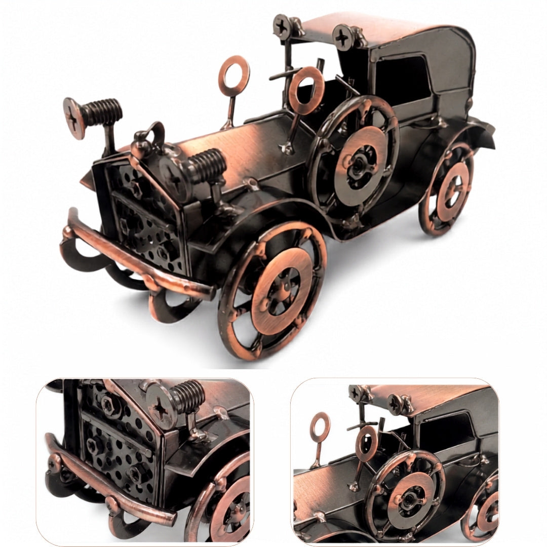 Modelo Metálico de Automóvel Retro Q87 com Possibilidade de Gravação