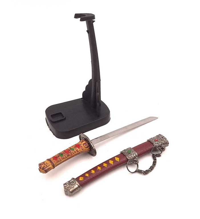 Katana - faca de papel SW-199 com possibilidade de personalização por gravação, ideal para presente, altura 18 cm, bainha decorativa incluída