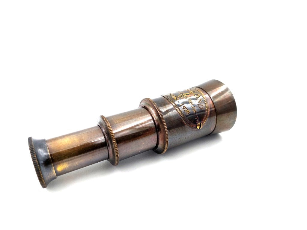 Pequena Luneta Retro de Latão NC1600 com Possibilidade de Gravação Personalizada