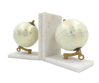 Suportes de livros em mármore Globos GLB-85 com gravação