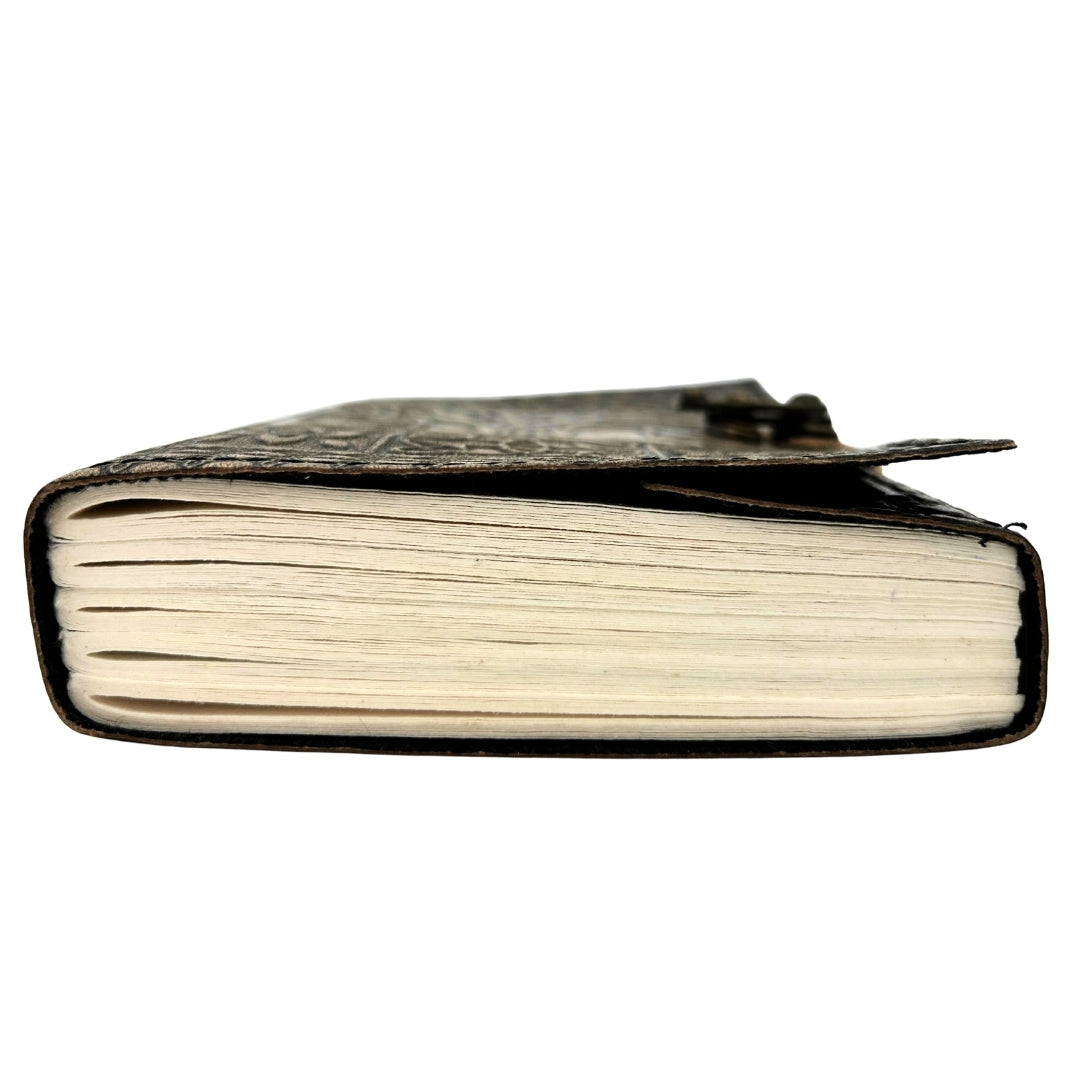 Caderno de Couro Retro Árvore da Vida com Gravação