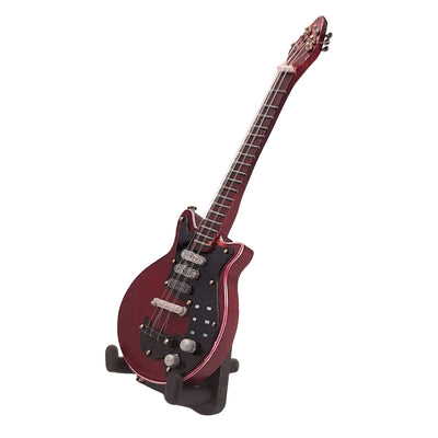 Mini Guitarra 15 cm no Estilo Brian May com Possibilidade de Personalização por Gravação