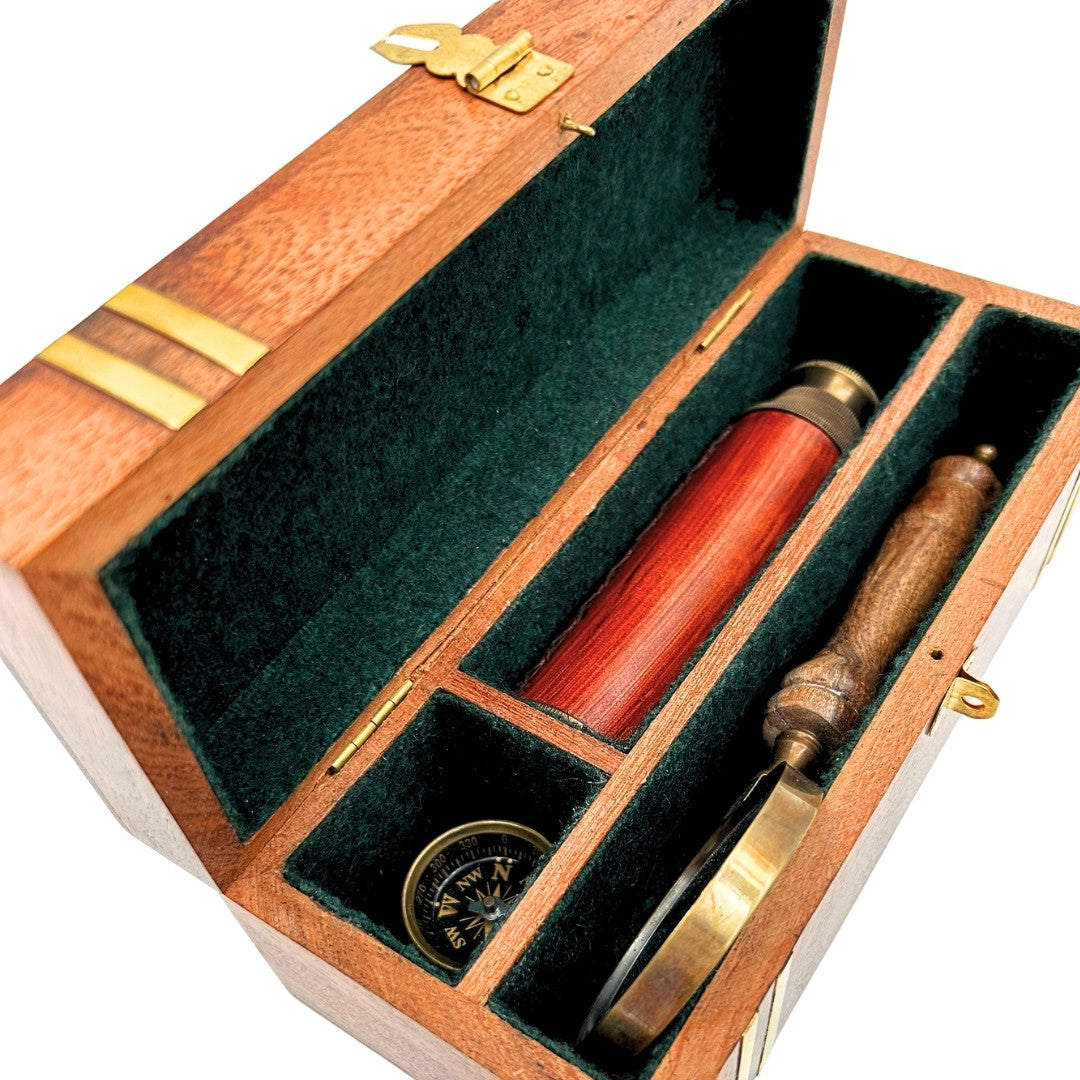 Conjunto de Presente Retro Exclusivo com Gravação