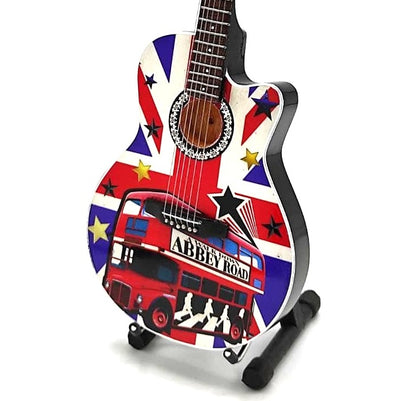 Mini guitarra colecionável The Beatles