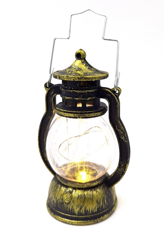 Candeeiro de noite LED em forma de lâmpada de petróleo com possibilidade de personalização por gravação, ideal para presente - altura 12,6 cm, largura 5,8 cm, certificado CE