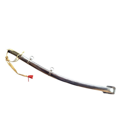 Réplica de sabre de cavalaria «Radziwiłłówka» de 1917 com a inscrição «Honra e Pátria» - gravação personalizada, presente elegante, aço não temperado, comprimento de 91 cm