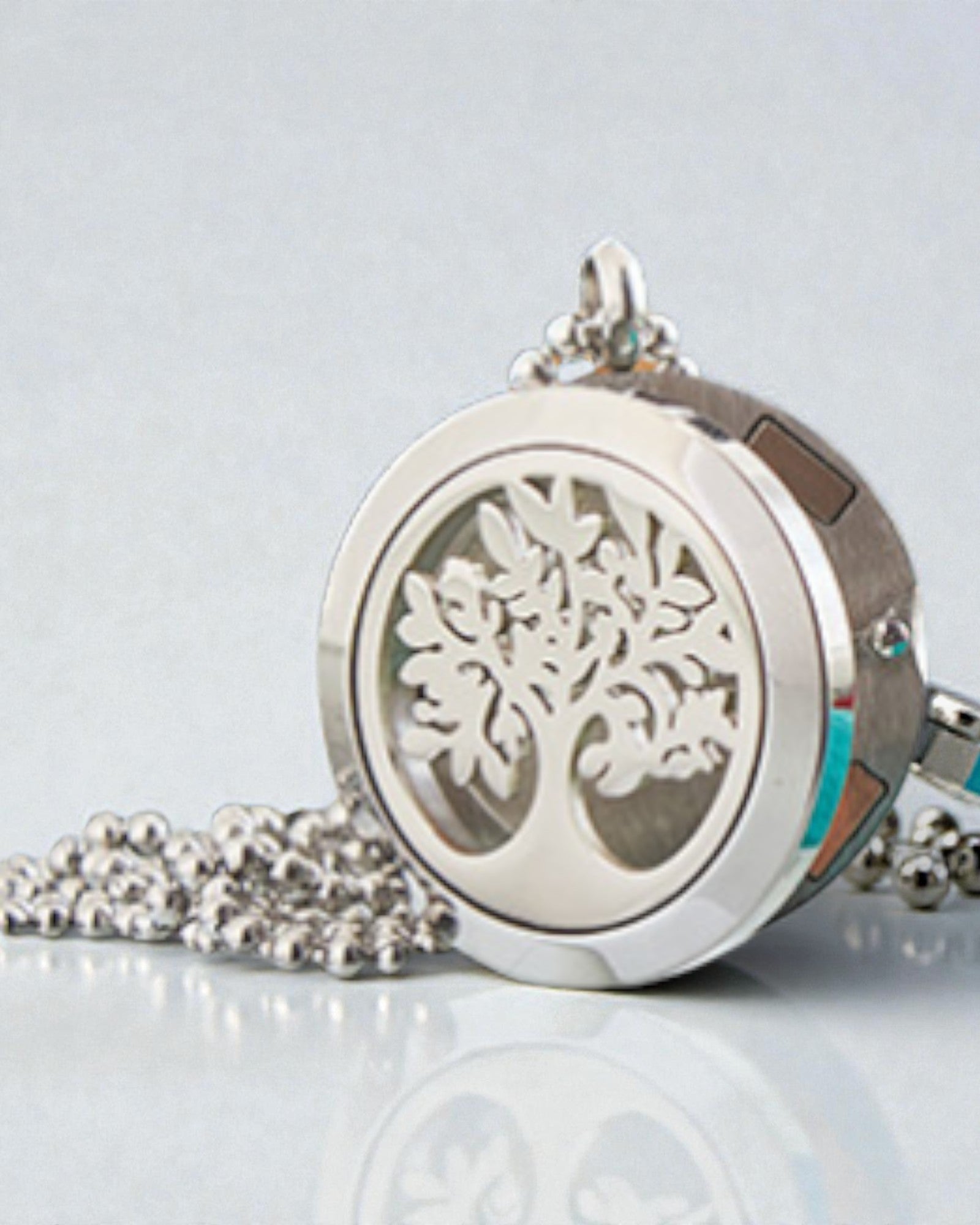 AromaTree Harmony – Naszyjnik Aromaterapeutyczny Drzewo Życia 25 mm